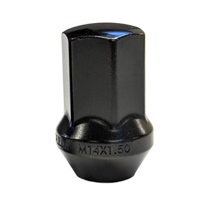 Gorilla Automotive Black 14mm x 1.50 Factory Style Bulge Lug Nuts for 2022-2026 Wagoneer/Wagoneer L WS and 2022-2026 Grand Wagoneer/Grand Wagoneer L WS with Factory Style Wheels (Set of 24)