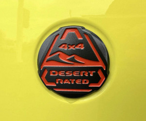 Mopar Desert Rated Badge for 2018-2026 Wrangler JL and 2020-2026 Gladiator JT