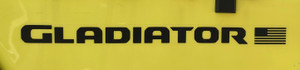 Mopar Gladiator and Flag Decal for the 2020-2026 Gladiator JT