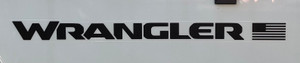 Mopar Wrangler and Flag Decal for the 2018-2026 Wrangler JL