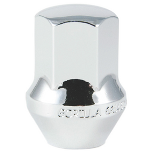 Gorilla Automotive Chrome 14mm x 1.50 Acorn Style Lug Nuts for 2011-2022 Grand Cherokee WK2, 2021-2026 3-Row Grand Cherokee L, 2022-2026 2-Row Grand Cherokee WL, 2020-2026 Gladiator JT & 2024-2026 Wagoneer S with Factory Style Wheels (set of 20)