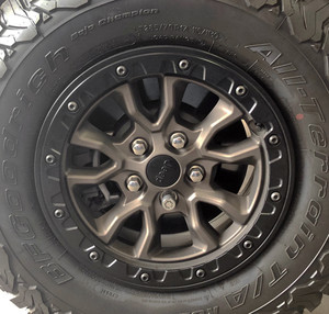 Mopar 17" Bead Lock Capable Bronze 392 Rubicon Wheel for 2018-2026 Wrangler JL