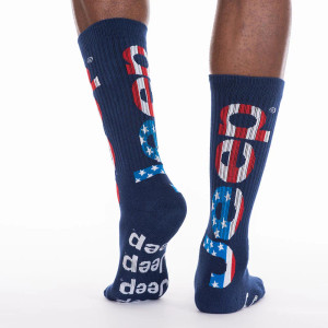 Jeep USA Flag Crew Socks