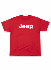 Red Jeep Logo Unisex T-Shirt