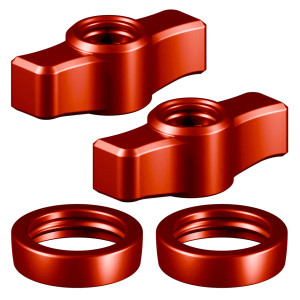 Tackform Billet Knob and Ring Accent Kits