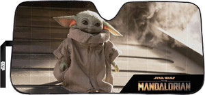 Plasticolor Star Wars Baby Yoda Accordion Sunshade for 1997-2026 All Jeeps