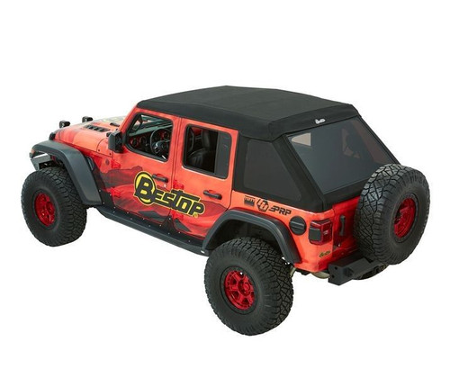 Bestop Trektop Ultra Fastback Convertible Soft Top for 2018-2026 Wrangler JL