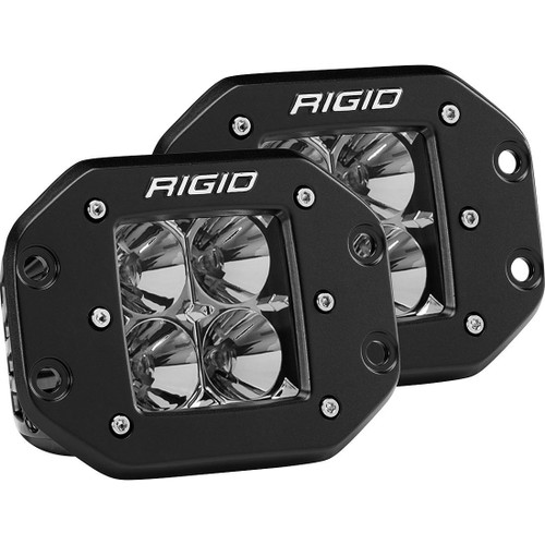 Rigid Industries D-Series Pro 3" LED Flush Mount Cube Lights (Comes as Pair)