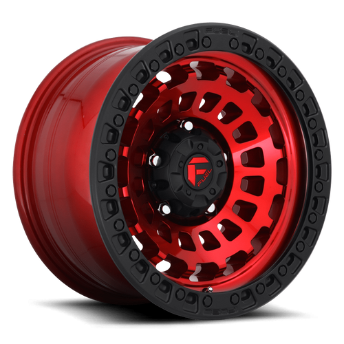 Fuel Wheels D71224205747 - D712 Rage 24x12 Gloss Black Red Tinted Clear