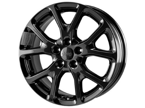 Mopar 17-inch Cast Aluminum Wheel Kit (Jet Black) for 2014-2023 Cherokee KL