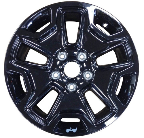 Mopar 17" High Gloss Black Willys Wheeler Wheel for 2007-2026 Wrangler JK/JL, 2020-2026 Gladiator JT, 2006-2010 Commander XK and 1999-2022 Grand Cherokee WJ/WK/WK2