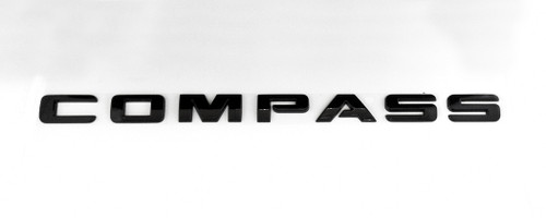 Black Compass Door Badge for 2011-2017 Compass MK