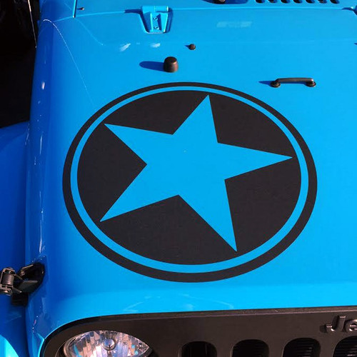 Freedom Edition Wrangler Hood Star Decal