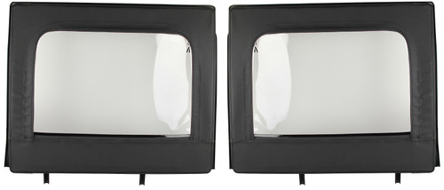 Mopar Front Half Door Black Window Kit for 2007-2018 Wrangler JK