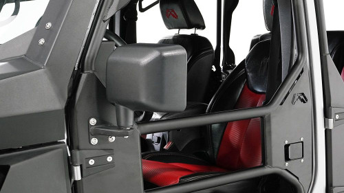 Fab Fours Tube Door Side Mirror Brackets for 2007-2026 Wrangler JK/JL and 2020-2026 Gladiator