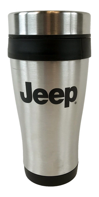 Jeep Stainless Steel & Plastic Travel Coffee Mug