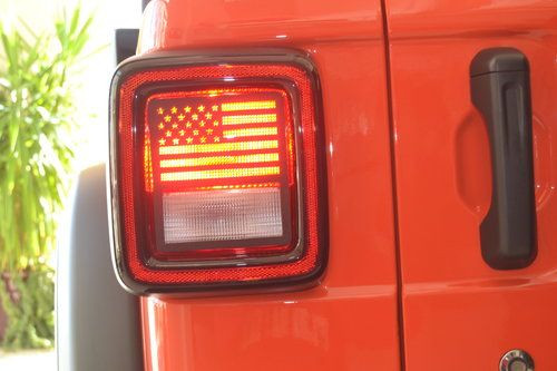 Jeep Wrangler JL "FLAG" Halogen Taillight Guards for 2018-2026 Wrangler JL