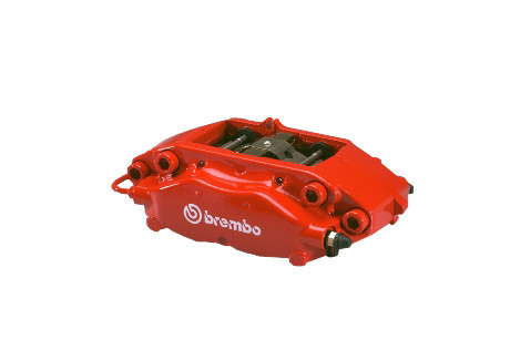 Mopar Red SRT8 Rear Brembo Calipers for 2005-2010 Grand Cherokee