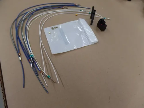 2007-2018 Jeep Wrangler JK front park/turn lamp connector repair harness - standalone wiring kit components