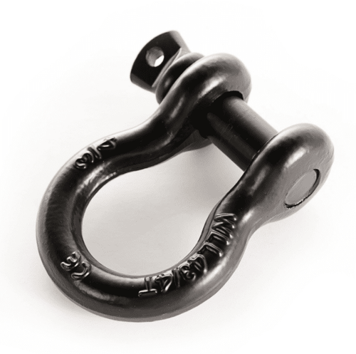Rugged Ridge 3/4" D-Ring Shackle Single (Black, Red or Green)