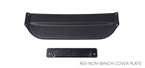 AEV RX Front Bumper Non-Winch Cover Plate for 2018-2026 Wrangler JL and 2020-2026 Gladiator JT