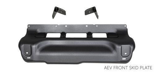 AEV Skid Plate for EX/RX Front Bumper for 2018-2022 Wrangler JL and 2020-2022 Gladiator JT