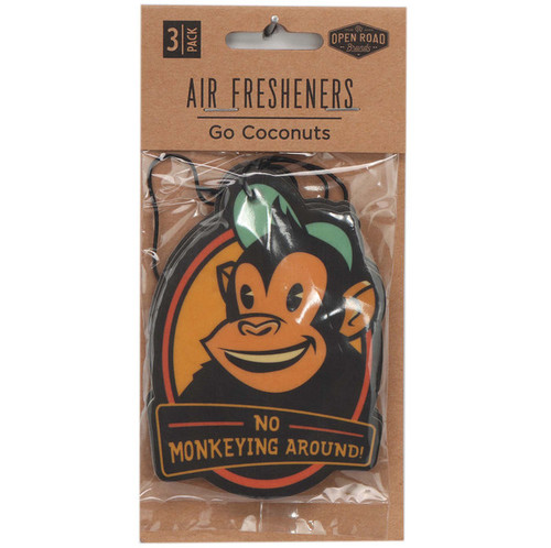 No Monkeying Around Car Air Freshener Pack