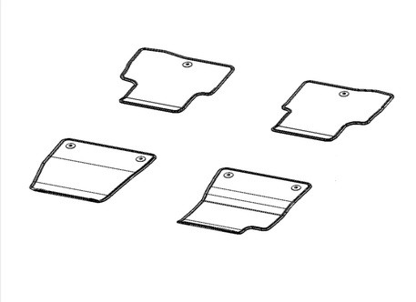 Mopar Factory Carpeted Mats for the 2024-2026 Wagoneer S