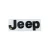 2014-2023 Jeep Cherokee KL altitude black Jeep hood badge - front view on adhesive backing