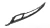 2014-2022 Jeep Grand Cherokee WK2 lower front bumper molding - angled front view