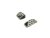 2017-2025 Jeep Compass MP bright pedal kit - two pedal covers isolated wide view