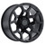 Black Rhino Overland Matte Black Wheel for 2007-2026 Wrangler JK/JL Gladiator JT and 1999-2022 Grand Cherokee WJ/WK/WK2