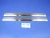 2005-2010 Jeep Grand Cherokee WK door entry guards - angled view of pair with adhesive pads