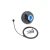 2000-2018 Jeep Wrangler JK keyed to ignition locking gas cap - cap with tether and cylinder laid out