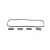2005-2020 Jeep Grand Cherokee WK/WK2 valve cover gasket kit - top view of gasket and four seals
