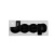 2014-2022 Jeep Grand Cherokee WK2 gloss black jeep liftgate badge - angled front view