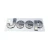 2011-2020 Jeep Grand Cherokee WK2 platinum hood badge - rear adhesive view