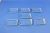 2014-2016 Jeep Grand Cherokee WK2 radiator grille trim ring kit - six trim rings on blue background