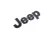 2011-2022 Jeep Grand Cherokee WK2 satin black hood badge - angled front view