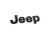 2011-2022 Jeep Grand Cherokee WK2 satin black hood badge - straight front view
