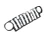 2020-2023 Jeep Gladiator JT and 2021-2023 Jeep Wrangler JL grill trim ring kit - front view