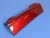 2007-2018 Jeep Wrangler JK unpainted altitude front bumper accent - painted red angled view