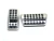 2007-2017 Jeep Patriot MK / 2007-2016 Jeep Compass MK bright pedal kit - front view of both pedal covers