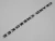 2011-2021 Jeep Grand Cherokee WK2 front door nameplate - angled view of black badge