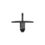 2005-2010 Jeep Grand Cherokee WK and 2006-2010 Jeep Commander XK bumper retainer - side profile view