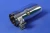 2007-2018 Jeep Wrangler JK chrome exhaust tip - side standalone view