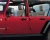 2007-2018 Jeep Wrangler JK front half door kit - yellow Jeep driver side half door installed