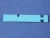 2005-2013 Jeep Grand Cherokee WK/WK2 HEMI badge decal - rear backing on blue background