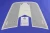 2011-2022 Jeep Grand Cherokee WK2 hood decal - standalone kit angled view