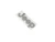 2011-2022 Jeep Grand Cherokee WK2 hood nameplate - chrome badge angled front view